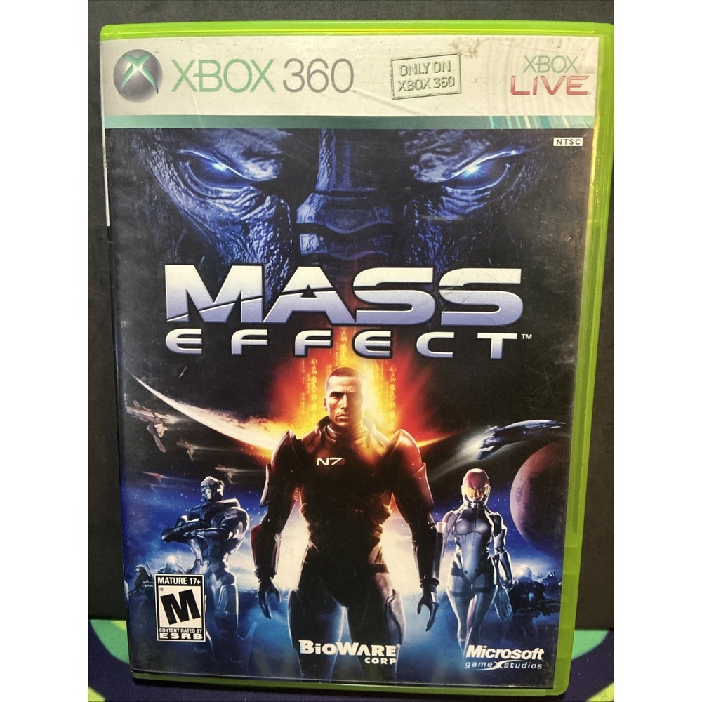 Mass Effect 1 (Microsoft Xbox 360, 2007 No Manual
